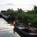 Boote bei Mingyuewan im Süden der Insel Xishan.