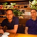 Bernd und Stephan in einem Restaurant in der Nanchangjie.