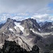 Der gewaltige Bergstock von Küchl- und Kuchenspitze von Osten. Diesen schönen Blick genieße ich rund zwei Jahre später auf dem Gipfel des Nördlichen Seekopfes.