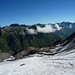 Blick vom Gletscher Piz Ot und Bürkelkopf