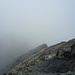Grau in grau - kurz nach dem Gipfel des Bürkelkopfs
