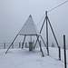 ... mit Triangulationspunkt, Pyramide, höchster Punkt des Napf's, 1406.7 m ...