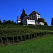 Schloss Heidegg bei strahlend blauem Himmel