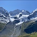 Vadret da Tschierva bzw. was noch davon übrig ist... im Hintergrund Biancograt, Bernina und Roseg