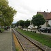 Ankunft am Bahnhof Bruchweiler-Bärenbach, der anders als der Bahnhof Bundenthal-Rumbach, wo ich ausstieg, einen richtigen befestigten Bahnsteig hat. Hinten kommt auch schon mein Zug für die Rückfahrt.