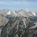 Berge der Lienzer Dolomiten etwas herangezoomt