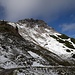 Rückblick auf die Sulzspitze mit Aufstiegsweg