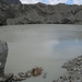 Il lago Miage è uno dei pochi laghi alpini glaciali alimentato direttamente dallo scioglimento del ghiaccio