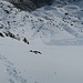 Im Aufstieg zum Punkt 2852 m. Hier war der mühsamste Teil, relativ steil, die Schneedeck hielt nicht sehr gut.