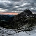 Morgendämmerung hinter dem Widderstein