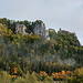 Das Schloss Werenwag, am Mittag die letzte Station vor dem Abstieg. Herbstliche Farben dominierten heute<br /><br />