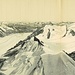 Kranzberg in Bildmitte vom Gipfel der Jungfrau. Ausschnitt des Panoramas von Xaver Imfeld, 1896