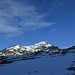 Das Jörihorn voraus, wir noch im kalten Schatten unterwegs