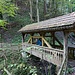 Die schöne Holzbrücke über den Schnebelhornbach macht Freude