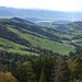 Aussicht von der Chrüzegg auf den oberen Zürichsee
