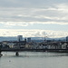 Blick auf Basel und die St. Johann Brücke
