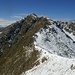 Blick vom Roten Kögele zum weiterführenden Grat