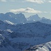 Zoomaufnahme zu den Dolomiten