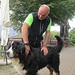 Una foto anche al cane del rifugio, un bell’esemplare di Bovaro del Bernese.