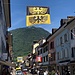 hier prangt bereits das Wappen des Bezirks Aigle - wir sind im Chablais angekommen