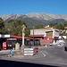 Blick von Arenas de San Pedro (520m) auf die S-Seite der Sierra de Gredos mit der Mira (2343m) prominent sichtbar. 
