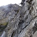 Steiler Klettersteig