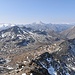 panorama dalla cima sul Vallone del Grauson