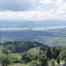 Blick von der Bachtel über den Zürich-See