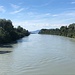 Blick Richtung Genfersee von der Rhonebrücke