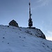 Blick zum Hohen Kasten mit Schnee