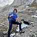 Der Aufstieg bis zur Rinne war rutschig und zum Teil mit Schnee bedeckt<br />(Foto von Susanne)