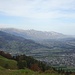 Blick zum Alpstein und ins Rheintal