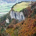 Blick zur Lida, wo man auf den Leitern heraufkommt. 