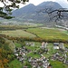 Blick nach Fläsch, Maienfeld und Ragaz im aussichtsreichen Abstieg übers Türli