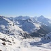 Blick vom Gipfel zum Schwarzhorn