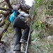 Die zweite Leiter hoch und der Leiterliweg ist geschafft