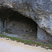 Die Liesberhöhle (383m) war vor 42000 Jahren in der Steinzeit bewohnt.Vereinzelte Funde des Mittelpaläolithikums wurden hier ausgegraben.