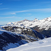 Fernblick auf die Dolomitklötze des Surses. Ein prächtiger Herbsttag, von denen es leider viel zu wenige gab...
