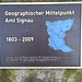 Bei der Ruhebank oberhalb des Hüpfenhüttli liegt der geografische Mittelpunkt des Amtes Signau.