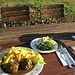 Der Bärenbrunnerhof ist ein Bio-Gasthof, hier isst man nicht wie sonst in der Pfalz Saumagen oder Leberknödel, sondern andere schmackhafte Gerichte.