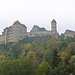 Die Burg Harburg im Zoom.