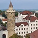 Blick vom Reichenturm auf Wendischen Turm und Alte Kaserne