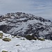 Blick Richtung Piz Albris. Im Vordergrund sieht man auch die Blockhalde, welche heute nicht wirklich ideal war für eine Schneeschuhwanderung.