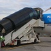 Abflug in Zürich-Kloten mit KLM nach Ansterdam.