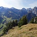 Gipfelausblick über die Grimmialp zu Gsür ...