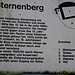 Informationstafel bei der Ruine Sternenberg (468m).