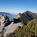 Blick vom Alpspitz zum Gafleispitz und Kuegrat