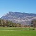 Triesenberg sowie Alpspitz und Helwangspitz von Balzers aus
