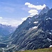Le Grandes Jorasses e la Val Ferret italiana dal Grand Col Ferret.