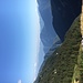 Aussicht von der Cap.  Alpe Spluga